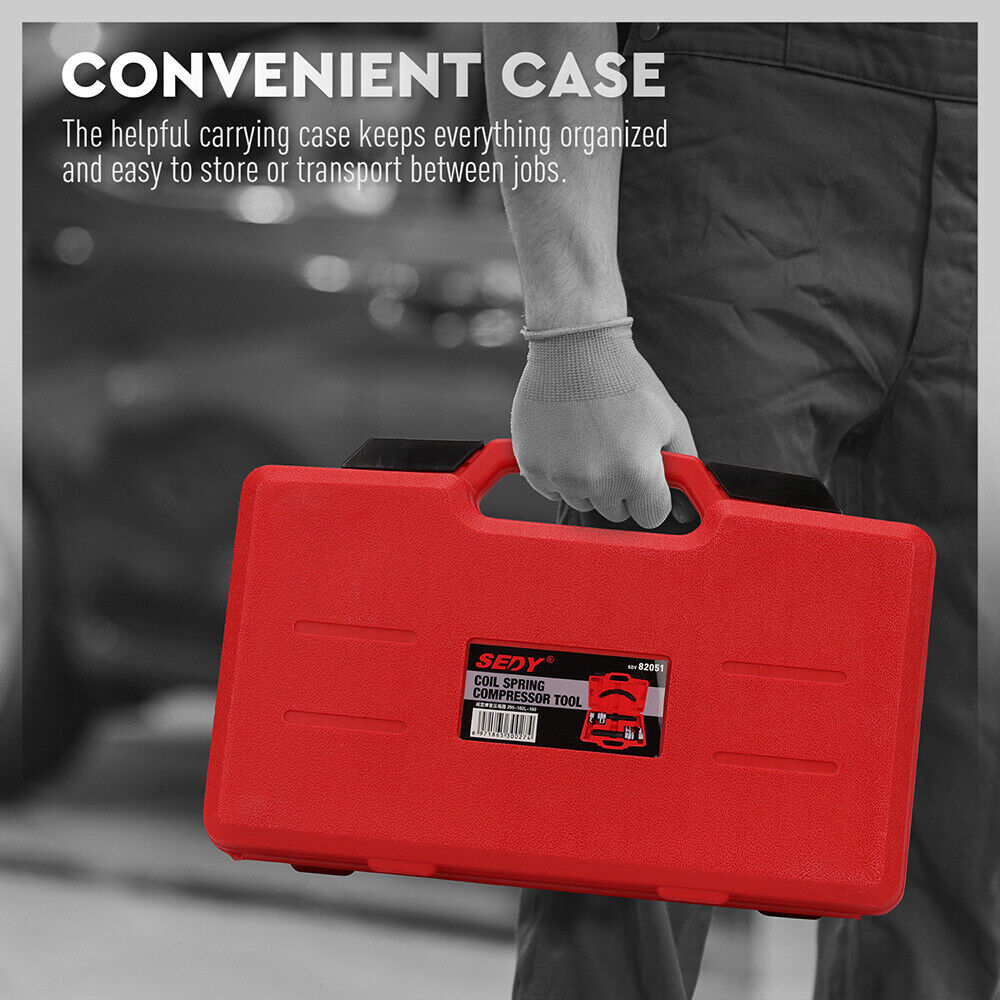 Heavy-Duty SEDY Coil Spring Compressor Set for Automotive Suspension Repairs