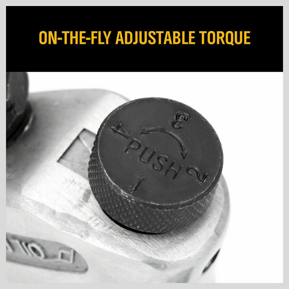 Complete 17-piece pneumatic air impact wrench kit with metric sockets and accessories for automotive and workshop use