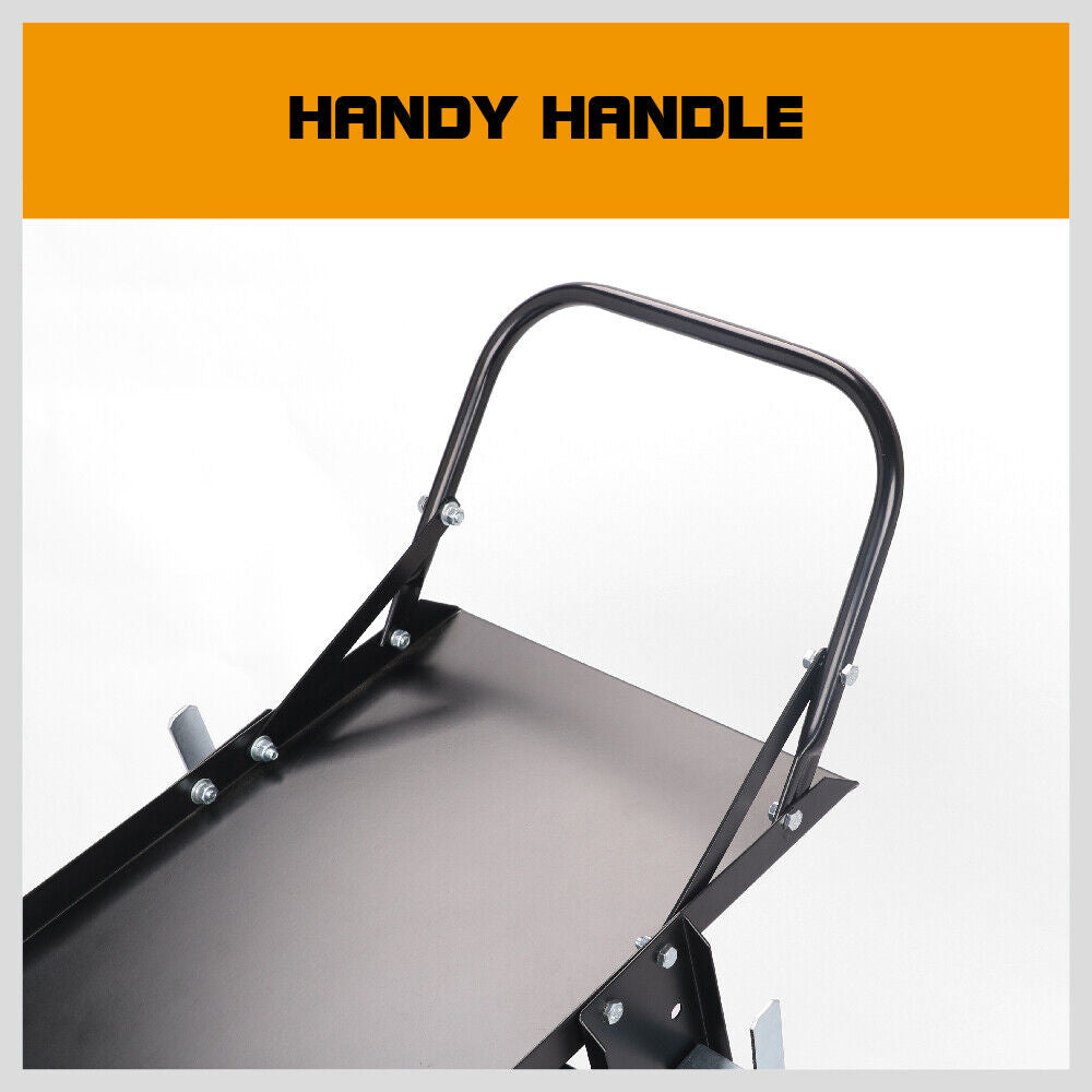 Sturdy 3-Tier Welding Trolley with Gas Tank Storage, Twin Tank Chains, and Solid Rubber Wheels