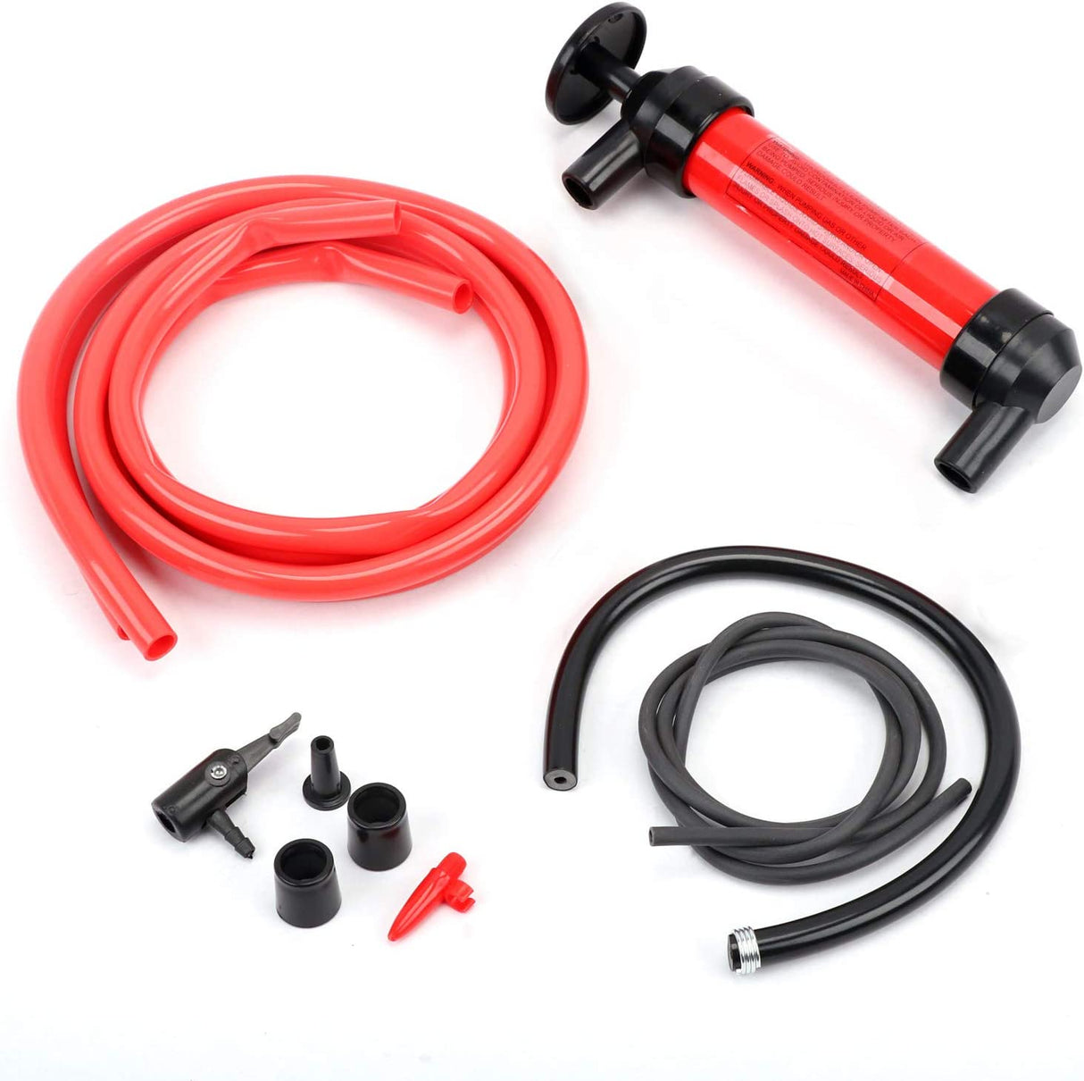 Multi-Functional Car Manual Hand Gas Oil Liquid Syphon Transfer Pump Kit - Durable, Lightweight, for Various Fuels and Liquids