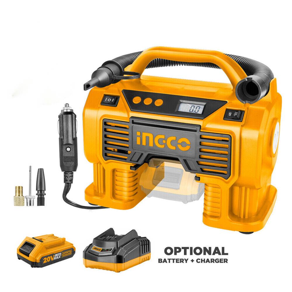 INGCO Air Compressor Tyre Inflator Pump with LED Display