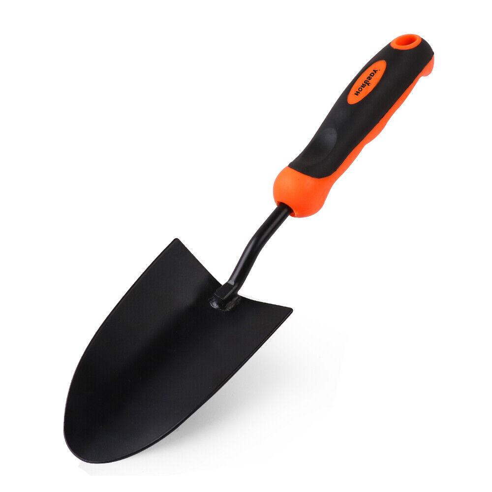 Durable HORUSDY 13'' Garden Trowel, Rust-proof Metal Hand Shovel with Ergonomic Plastic Handle for Efficient Transplanting and Digging in Gardens
