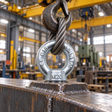 Metric lifting eye nut M8-M24 threaded rigging eye bolt nut for lifting, hoisting, machinery and industrial applications
