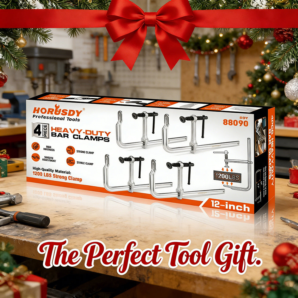 heavy duty bar clamps set with 1200 lbs clamping force for woodworking and metal welding