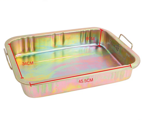 High-quality, durable mechanic oil pickup trays for automotive maintenance, available in multiple sizes for easy oil collection and parts organization.