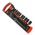 12-Piece 1/4 Inch Drive Ratchet Socket Wrench Set with Metric Sockets 4mm-13mm, 72 Tooth Quick Release Ratchet and 6 Inch Extension Bar