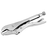 straight jaw locking pliers available in 7-inch and 10-inch sizes with adjustable tension screw, quick-release trigger and Cr-Mo steel jaws