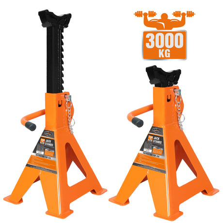 heavy duty 3 ton jack stands 2 pack adjustable double locking ratchet jack stand for car suv truck lifting support