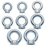 Metric lifting eye nut M8-M24 threaded rigging eye bolt nut for lifting, hoisting, machinery and industrial applications