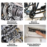 500ml high pressure metal oil can with long precision spout for automotive bicycle bearing lubrication