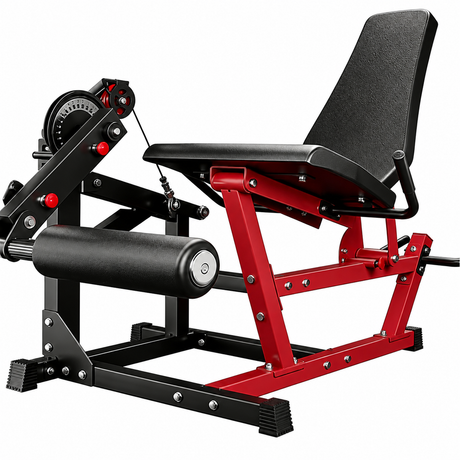 leg extension and curl machine 1:1 cable system adjustable leg developer home gym equipment quad hamstring trainer 400lbs heavy duty strength machine