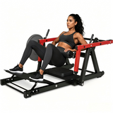plate loaded leg extension and curl machine with adjustable footplate backrest hip thrust function home gym lower body workout equipment