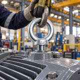 metric lifting eye bolt M8-M42 heavy duty threaded eye bolt for rigging, lifting, machinery, construction and industrial applications