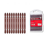 PH2 double-ended impact screwdriver bit set with S2 steel magnetic power bits, torsion zone design, available in 65mm, 90mm and 150mm lengths for impact drivers and drills