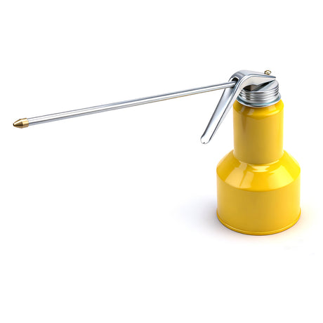 500ml high pressure metal oil can with long precision spout for automotive bicycle bearing lubrication