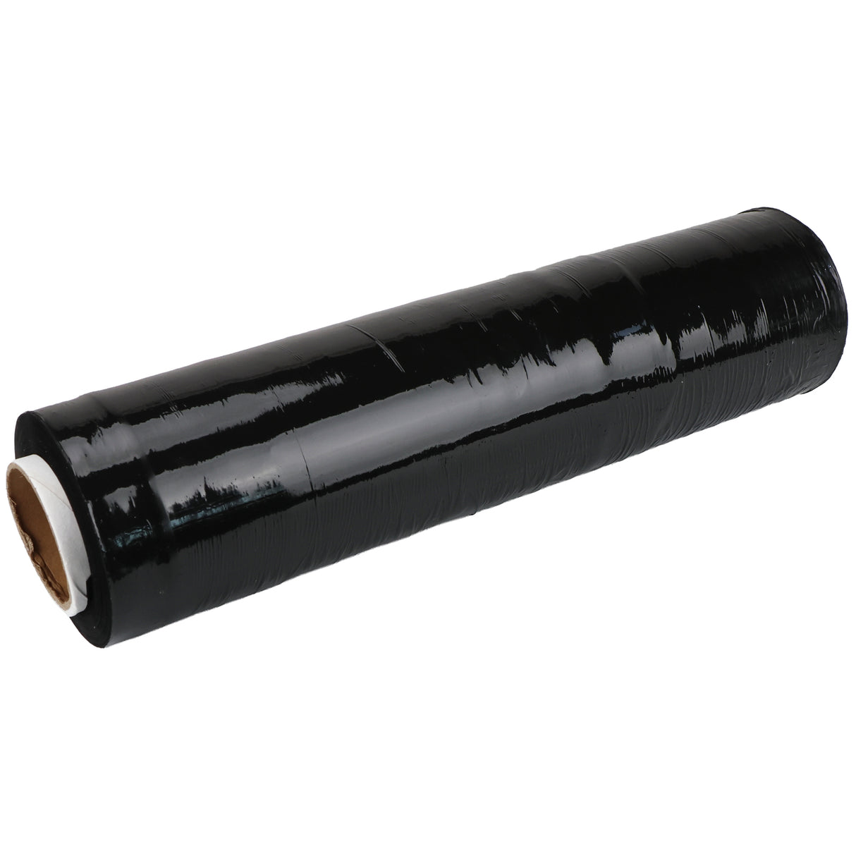 black stretch wrap roll 500mm x 300m heavy duty plastic pallet wrap film for moving, shipping, warehouse packing and storage protection