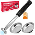 SEDY telescoping magnetic pickup tool with 50 lbs lifting capacity and two 4-inch stainless steel magnetic trays for tool and parts storage