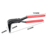ELEAD 5 piece sheet metal folding pliers set with hand seamers for HVAC duct bending and sheet metal forming