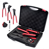 ELEAD 5 piece sheet metal folding pliers set with hand seamers for HVAC duct bending and sheet metal forming