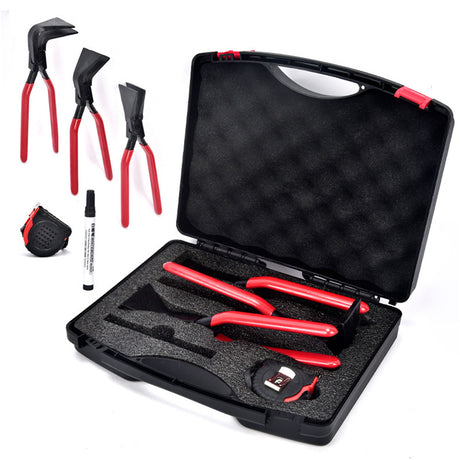 ELEAD 5 piece sheet metal folding pliers set with hand seamers for HVAC duct bending and sheet metal forming