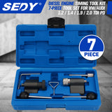 diesel engine timing tool kit 7pcs for vw audi tdi camshaft locking alignment tool set with case for engine timing repair