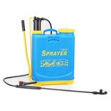 20L backpack garden sprayer with hand pump, hose and adjustable nozzles for weed and pest control