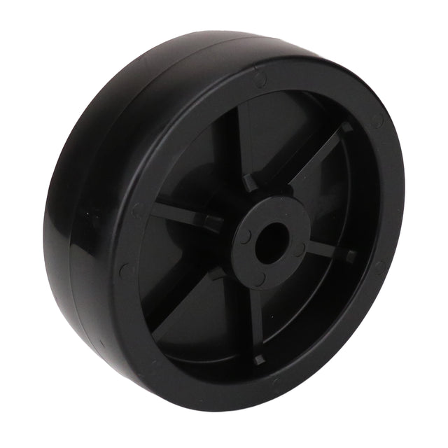 Heavy-duty 16-inch nylon caster wheel with 150mm diameter, 50mm width and 16mm bore, designed for trolleys, carts, warehouse equipment and heavy-load applications