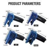 4-piece automotive brake oil pipe clamp set for hose sealing and brake line maintenance