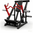 plate loaded linear row machine seated row trainer with adjustable backrest multi grip handles home gym back workout equipment