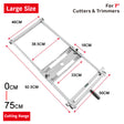 stainless steel panel cutter guide with adjustable 0-75cm cutting range for 4-5 inch and 7 inch cutters and trimmers