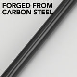 175cm heavy-duty extended crowbar with carbon steel construction and 6.4cm wide forged pry tip