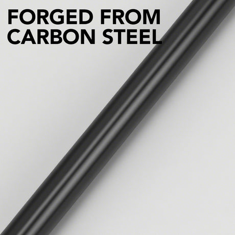175cm heavy-duty extended crowbar with carbon steel construction and 6.4cm wide forged pry tip