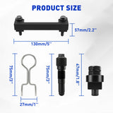5-piece engine timing tool kit for VAG 2.4 and 3.2 FSI engines with camshaft locking tools, tensioner pin, and storage case for Audi and Volkswagen timing chain service