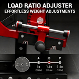 plate loaded leg extension and curl machine adjustable home gym equipment with backrest, ratio system, leg workout trainer