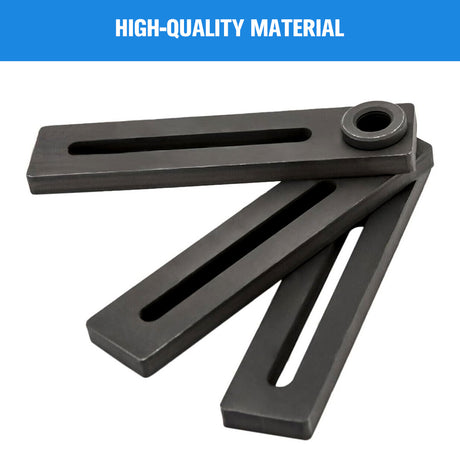 10-piece motorcycle crankshaft separator and splitter tool kit for engine repair, includes bolts and plate in blue blow-moulded case