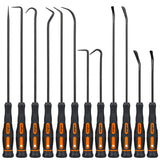 12 piece hook and pick set with long and mini picks for o ring removal automotive and diy repair