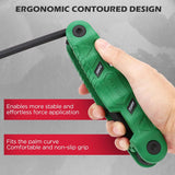 SEDY 11PCS Folding Torx Key Set with S2 Steel Construction, Ergonomic Handle, and Portable Folding Design for Auto, Bike, and DIY Repair