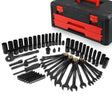 SEDY 132-piece mechanics tool set with sockets, wrenches and portable 2-drawer toolbox
