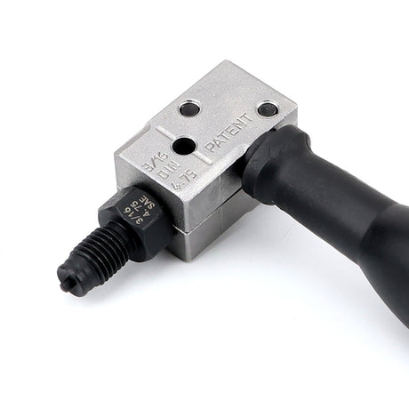 4-piece brake tube flaring tool kit with dual head design for 3/16" SAE and 4.75mm DIN bubble and double flares, in blue storage case