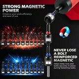 45-piece adjustable torque screwdriver set with 10-70 in-lb scale, 1/4-inch magnetic bit holder, 24 S2 bits and 20 SAE and metric nut drivers