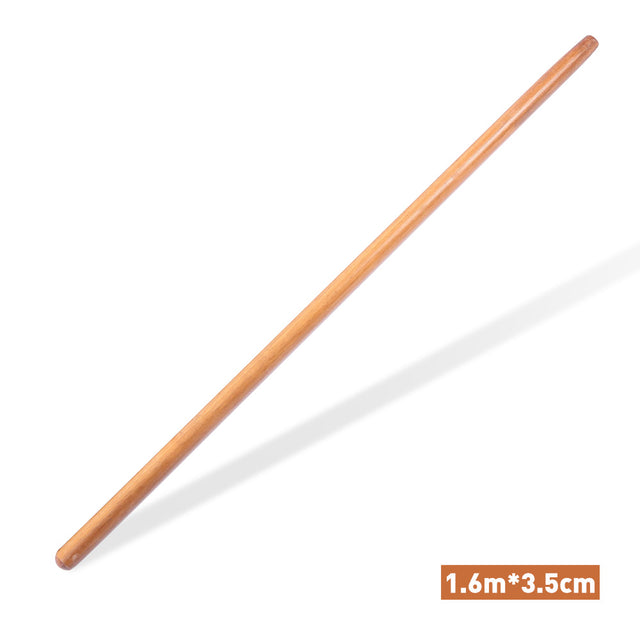 1.6m wooden shovel handle replacement hardwood 160cm 3.5cm heavy duty garden tool handle for shovel rake hoe