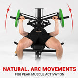 plate loaded chest press machine adjustable incline flat bench iso lateral home gym equipment upper middle lower chest strength trainer