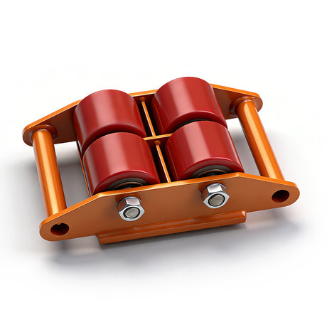 straight line machinery skate with 360 degree swivel top for moving heavy equipment