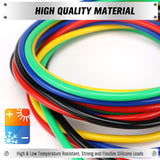 1.2m alligator clip test leads set with insulated silicone wires for multimeter and circuit testing – 1000V 15A rated professional tool.