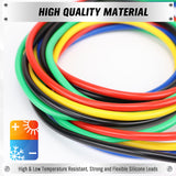 1.1m banana to alligator clip test lead set with silicone insulated wires for multimeter and electronic testing – 1000V 15A rated professional tool.