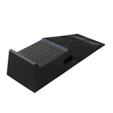 heavy duty metal vehicle ramps 2 pack with 6500kg per ramp capacity, 94cm steel loading ramps, anti-slip diamond plate surface and side handles for cars, trucks, forklifts and warehouse service work