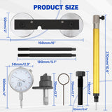 engine timing tool kit with dial gauge for VAG 1.2 1.4 1.6 FSI 1.4 TSI camshaft alignment crankshaft locking tool set