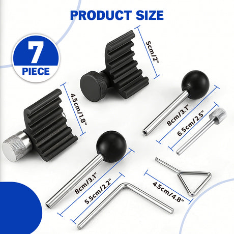 diesel engine timing tool kit 7pcs for vw audi tdi camshaft locking alignment tool set with case for engine timing repair