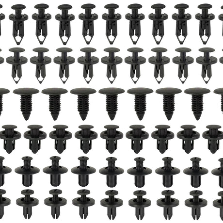 190pcs car retainer clips kit push type fasteners assortment automotive trim panel bumper door clips plastic rivets replacement set