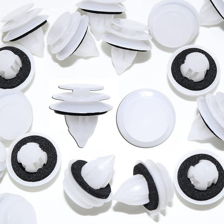 250pcs car door panel clips trim retainer fasteners 9mm push type automotive plastic clips with foam gasket replacement kit